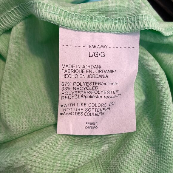 Under Armour V-Neck T-Shirt HeatGear - Lime Green - Loose Fit - NWT - Large - Picture 5 of 9